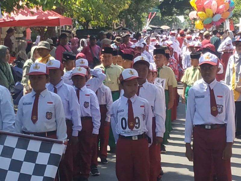 HUT Ke -80 SD NEGERI 2 JETIS Ikut memeriahkan juga